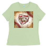 Matcha rub some dirt on it baseball Ladies Tee - Jasminsmagicworld