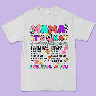 Mama It's Okay Premium Tee Designed By Jahusdesignshop
