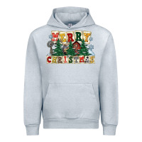 Heather Grey merry christmas Urban Hoodie - FaDigitalArtStudio