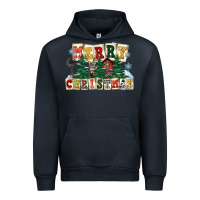 Navy merry christmas Urban Hoodie - FaDigitalArtStudio