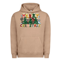 Pigment Burro merry christmas Urban Hoodie - FaDigitalArtStudio