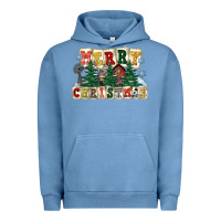 Pigment Pebble Blue merry christmas Urban Hoodie - FaDigitalArtStudio