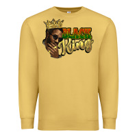 Antique Gold Black king Premium Sweatshirt - HowdyJamesFarm
