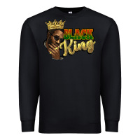 Black Black king Premium Sweatshirt - HowdyJamesFarm