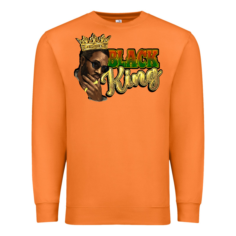 Black King Premium Sweatshirt by HowdyJamesFarm | Teevron