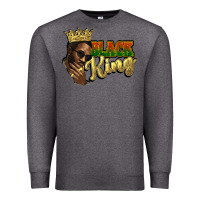 Charcoal Heather Black king Premium Sweatshirt - HowdyJamesFarm