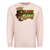 Pale Pink Black king Premium Sweatshirt - HowdyJamesFarm