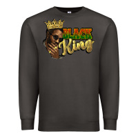 Smoke Black king Premium Sweatshirt - HowdyJamesFarm