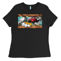 Black snow truck sippy cup Ladies Tee - Artiststas