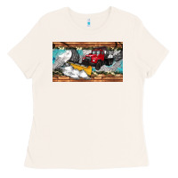 Bone snow truck sippy cup Ladies Tee - Artiststas