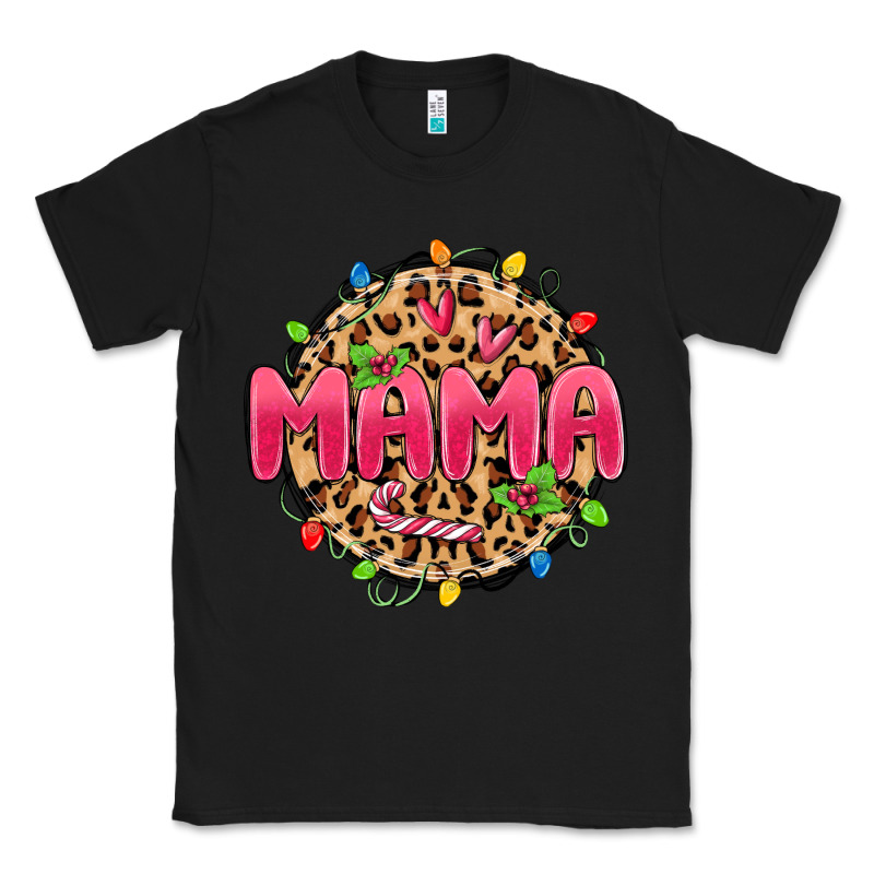 Mama Christmas Lights Classic Tee by MaliasSmallBusiness | Teevron