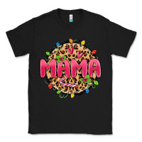 Black mama christmas lights Classic Tee - MaliasSmallBusiness
