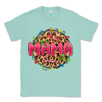 Seafoam mama christmas lights Classic Tee - MaliasSmallBusiness
