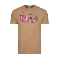Vintage Coffee nail tech coffee cups Vintage Tee - NancyCooperArtShop