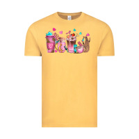 Vintage Mustard nail tech coffee cups Vintage Tee - NancyCooperArtShop