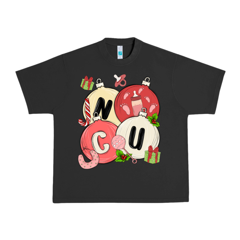 Nicu Nurse Christmas Urban Heavy Tee by MaliasSmallBusiness | Teevron