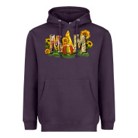 Plum Mom gnome sunflower Heavyweight Hoodie - CowGirlArtShop