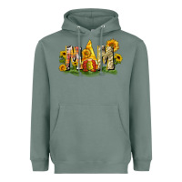 Sage Mom gnome sunflower Heavyweight Hoodie - CowGirlArtShop