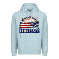 Blue Mist tennessee 4th of july Premium Hoodie - CowGirlArtShop