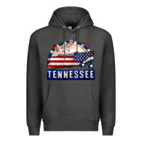 Charcoal Heather tennessee 4th of july Premium Hoodie - CowGirlArtShop