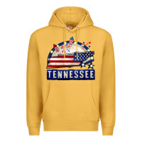 Mustard tennessee 4th of july Premium Hoodie - CowGirlArtShop