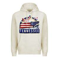 Oatmeal Heather tennessee 4th of july Premium Hoodie - CowGirlArtShop