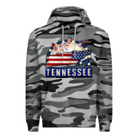 Slate Camo tennessee 4th of july Premium Hoodie - CowGirlArtShop