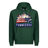 Sports Green tennessee 4th of july Premium Hoodie - CowGirlArtShop