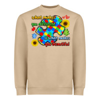 Mushroom what makes you different is what makes  you beauti Heavyweight Sweatshirt - LillyAllenDesigns