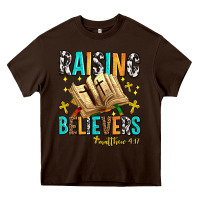 Chocolate Brown Raising believers matthew 4 17 Heavy Core Tee - AdoDesignShop