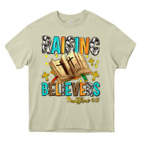 Mossy Raising believers matthew 4 17 Heavy Core Tee - AdoDesignShop