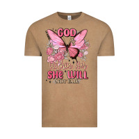 Vintage Coffee god is within her she will not fail Vintage Tee - MaliasSmallBusiness