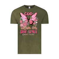 Vintage Olive god is within her she will not fail Vintage Tee - MaliasSmallBusiness