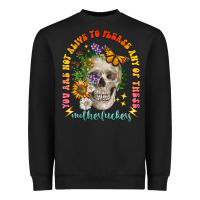 Black not alive to please Heavyweight Sweatshirt - LillyAllenDesigns