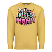 Antique Gold One hoppy mama Easter Day Premium Sweatshirt - CowGirlArtShop