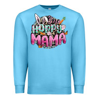 Ocean Blue One hoppy mama Easter Day Premium Sweatshirt - CowGirlArtShop