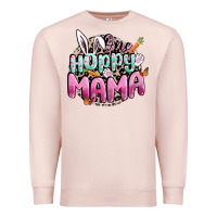 Pale Pink One hoppy mama Easter Day Premium Sweatshirt - CowGirlArtShop