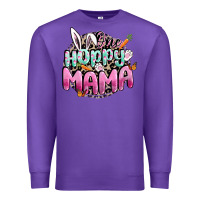 Purple One hoppy mama Easter Day Premium Sweatshirt - CowGirlArtShop
