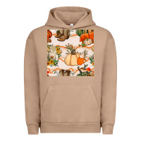 Pigment Burro fall heifer seamless pattern Urban Hoodie - BundleAndBundleShop