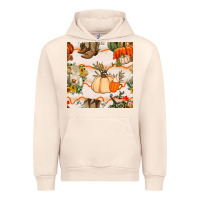 Sandshell fall heifer seamless pattern Urban Hoodie - BundleAndBundleShop