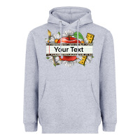 Heather Grey floral teacher custom name Heavyweight Hoodie - CowGirlArtShop