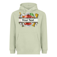Matcha floral teacher custom name Heavyweight Hoodie - CowGirlArtShop