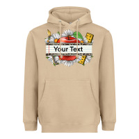 Mushroom floral teacher custom name Heavyweight Hoodie - CowGirlArtShop