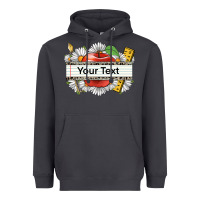 Smoke floral teacher custom name Heavyweight Hoodie - CowGirlArtShop