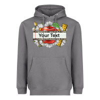 Storm floral teacher custom name Heavyweight Hoodie - CowGirlArtShop