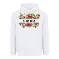 White floral teacher custom name Heavyweight Hoodie - CowGirlArtShop