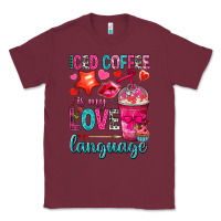 Burgundy iced coffee is my love language Classic Tee - NancyCooperArtShop