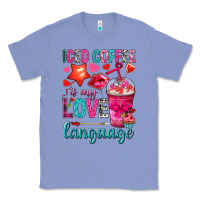 Colony Blue iced coffee is my love language Classic Tee - NancyCooperArtShop