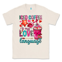 Natural iced coffee is my love language Classic Tee - NancyCooperArtShop