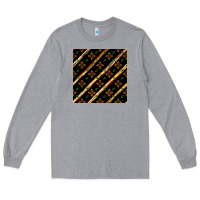Heather Grey african floral seamless pattern Long Sleeve Tee - BundleAndBundleShop